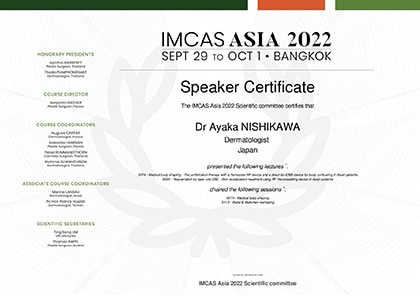 IMCAS Asia 2022 Faculty Guest Speaker