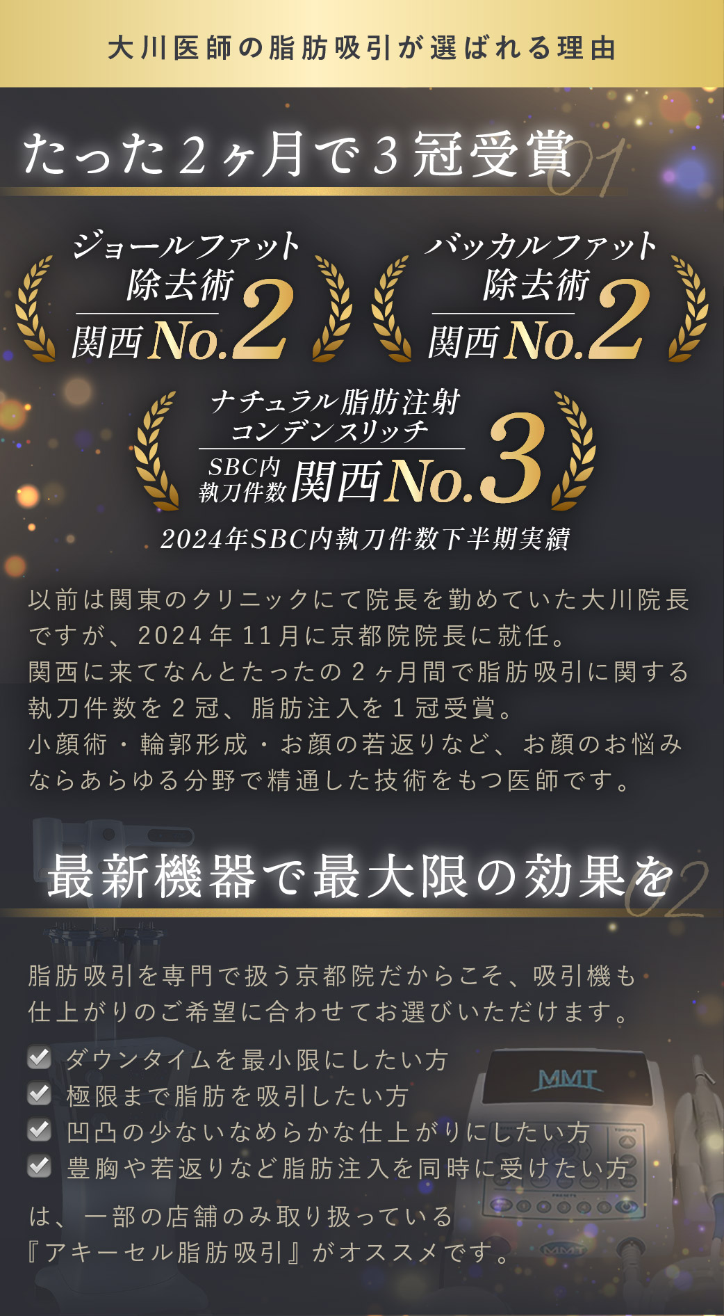 選ばれる理由