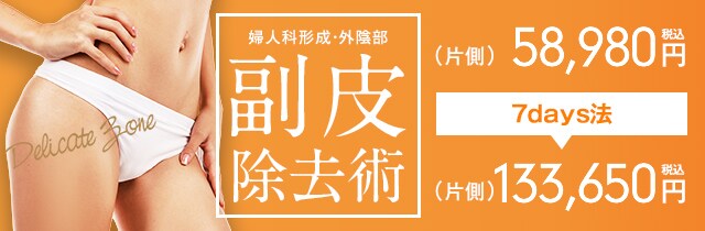 婦人科形成・外陰部 副皮除去術