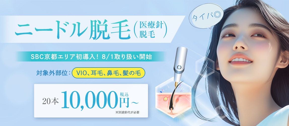 ニードル脱毛（医療針脱毛／絶縁針脱毛）
