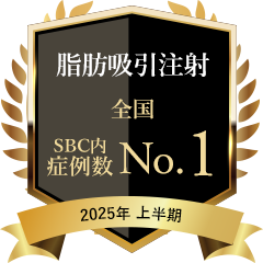 脂肪吸引注射 全国 症例数No.1 2025年上半期