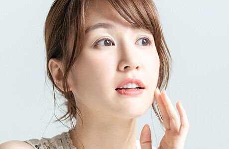 女性らしい美しい輪郭に