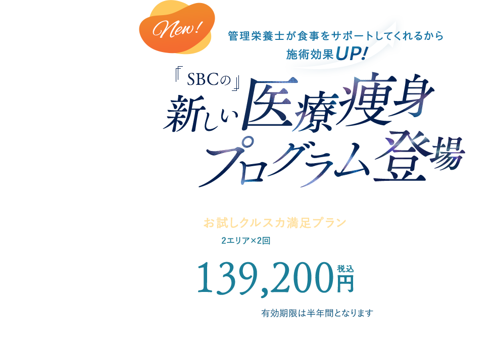 新しい医療痩身プログラム登場